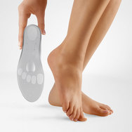 Bauerfeind ViscoPed ® Viscoelastic insoles with metatarsal pad for the reduction of shock loads