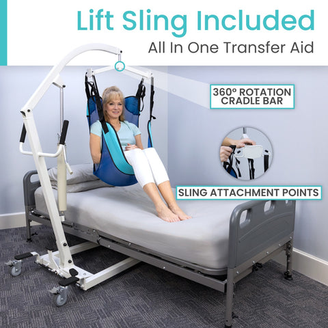 Vive Hydraulic Patient Lift With Sling