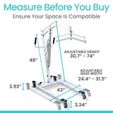 Vive Hydraulic Patient Lift With Sling